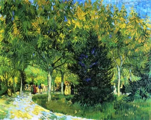 Avenue in the Park by Vincent van Gogh - Hand-Painted Oil Painting Reproduction