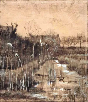 Ditch by Vincent van Gogh - Hand-Painted Oil Painting Reproduction