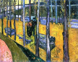 Les Alychamps, Autumn by Vincent van Gogh - Hand-Painted Oil Painting Reproduction