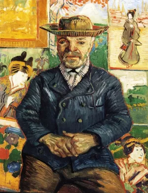 Portrait of Pere Tanguy II by Vincent van Gogh - Hand-Painted Oil Painting Reproduction