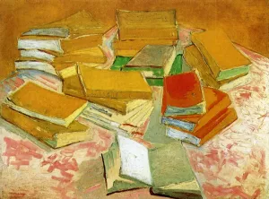 Still Life: French Novels by Vincent van Gogh - Hand-Painted Oil Painting Reproduction