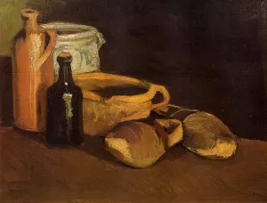 Still Life with Clogs and Pots by Vincent van Gogh - Hand-Painted Oil Painting Reproduction