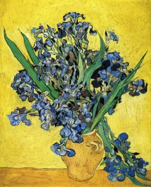 Still Life with Irises by Vincent van Gogh - Hand-Painted Oil Painting Reproduction