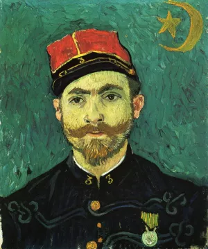 The Lover, Portrait of Paul--Eugene Milliet by Vincent van Gogh Oil Painting Reproduction