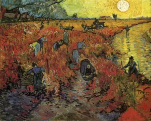 The Red Vineyard by Vincent van Gogh - Hand-Painted Oil Painting Reproduction