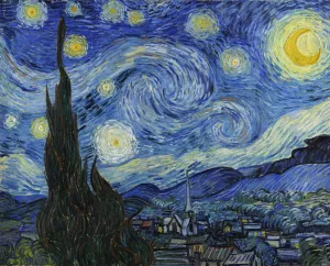 The Starry Night by Vincent van Gogh - Hand-Painted Oil Painting Reproduction