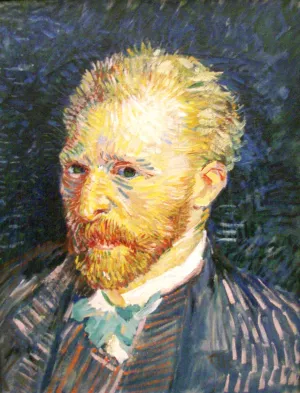 Van Gogh Self-Portrait Autumn 1887 by Vincent van Gogh - Hand-Painted Oil Painting Reproduction