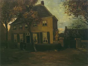 Vicarage at Nuenen also known as The Vicarage at Nuenen by Vincent van Gogh - Hand-Painted Oil Painting Reproduction