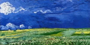 Wheatfields Under a Clouded Sky by Vincent van Gogh - Hand-Painted Oil Painting Reproduction
